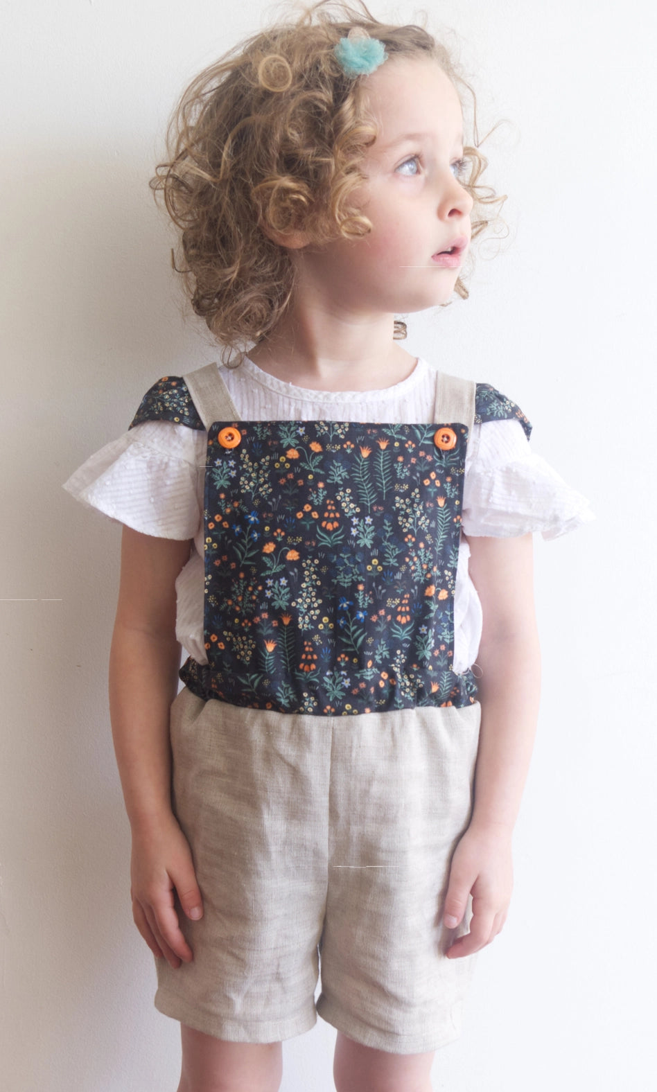 Fionna Hanna Romper Pattern, little kids sizes 1-6