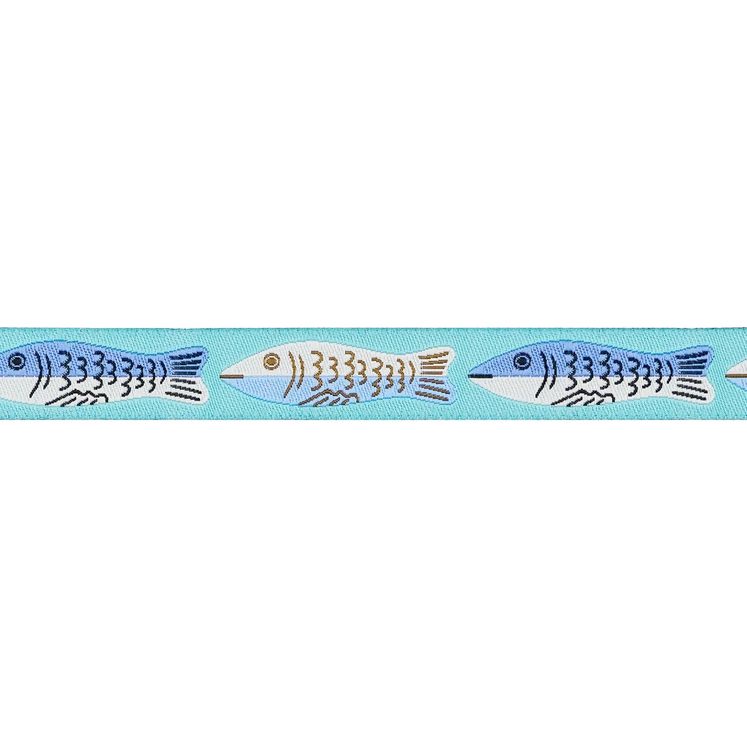 Ribbon, Ooh Lucky Lucky by Alexia Abegg - Sardines in Twilight - 5/8" width, one yard