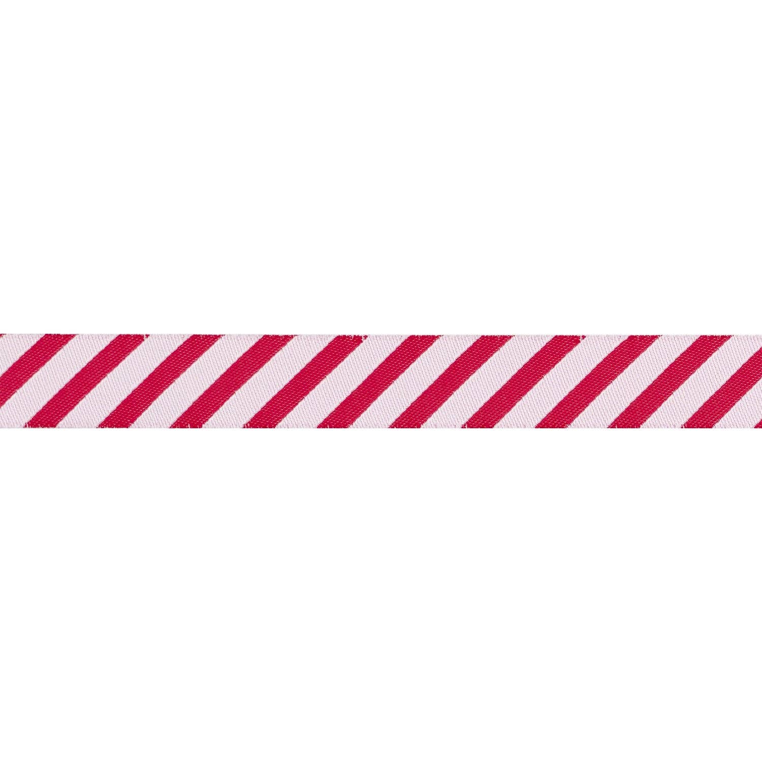 Ribbon, Woven Candy Cane Stripe - 5/8" width, one yard