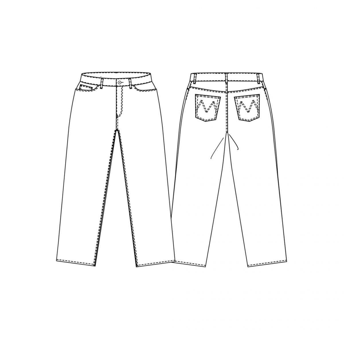 Merchant & Mills, The Heroine Jeans PDF Pattern