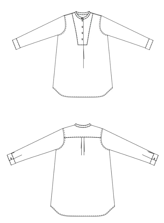 Merchant & Mills, The Niven Shirt or Dress Paper Pattern