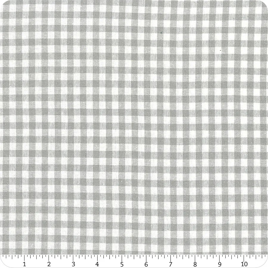 Robert Kaufman, Essex Yarn Dyed Classic Wovens, 1/4” Gingham Linen and Cotton Fabric, 1/4 yard, multiple color ways
