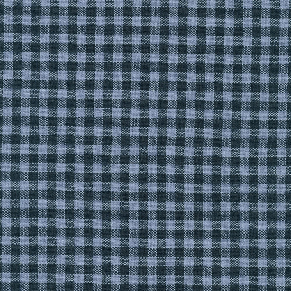 Robert Kaufman, Essex Yarn Dyed Classic Wovens, 1/4” Gingham Linen and Cotton Fabric, 1/4 yard, multiple color ways