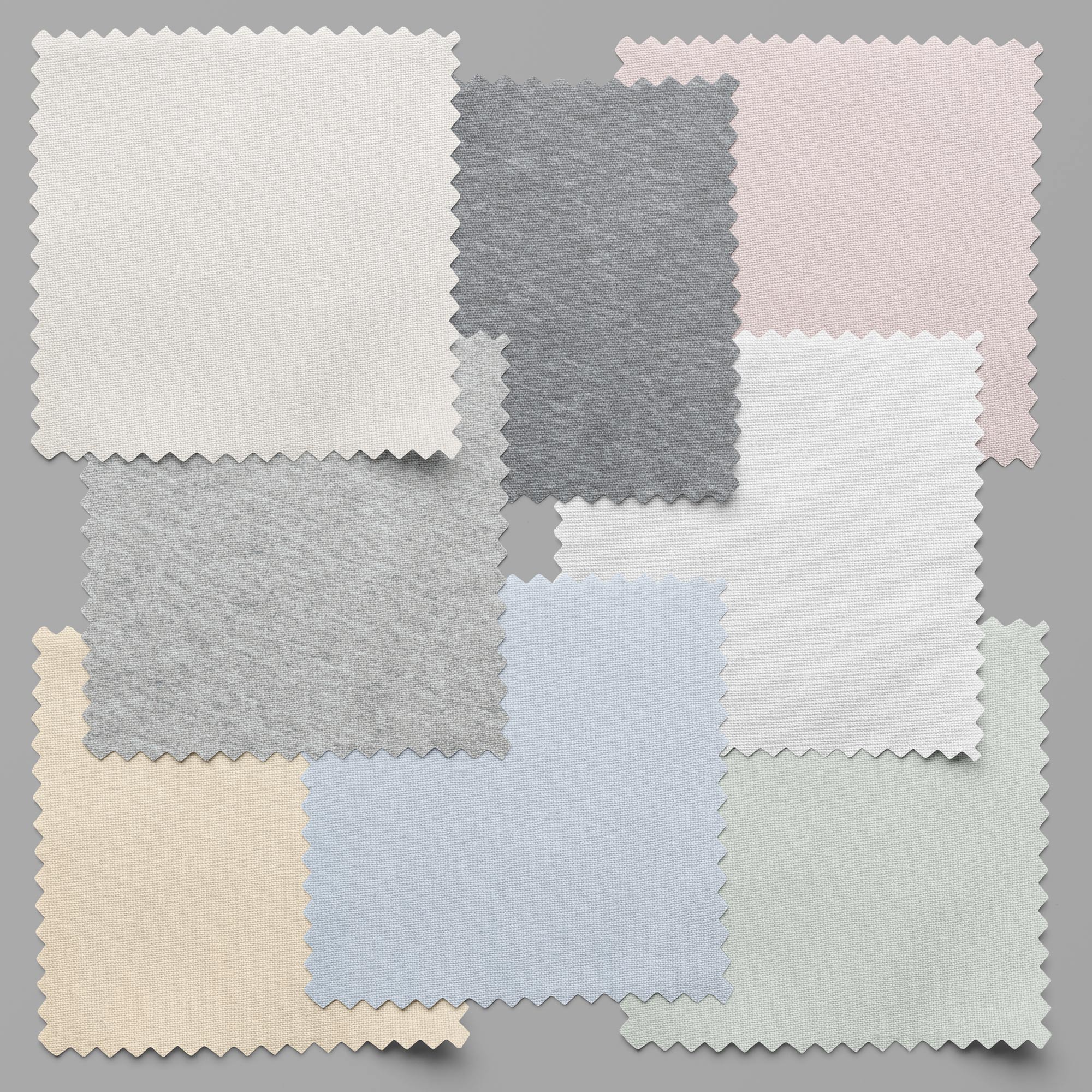 Cloud 9 Organic Cotton Interlock Knit Jersey, various colorways