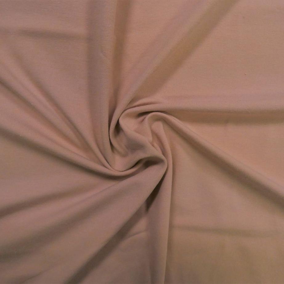 Lady McElroy Martel Organic Jersey, Blush Pink, 1/4 yard