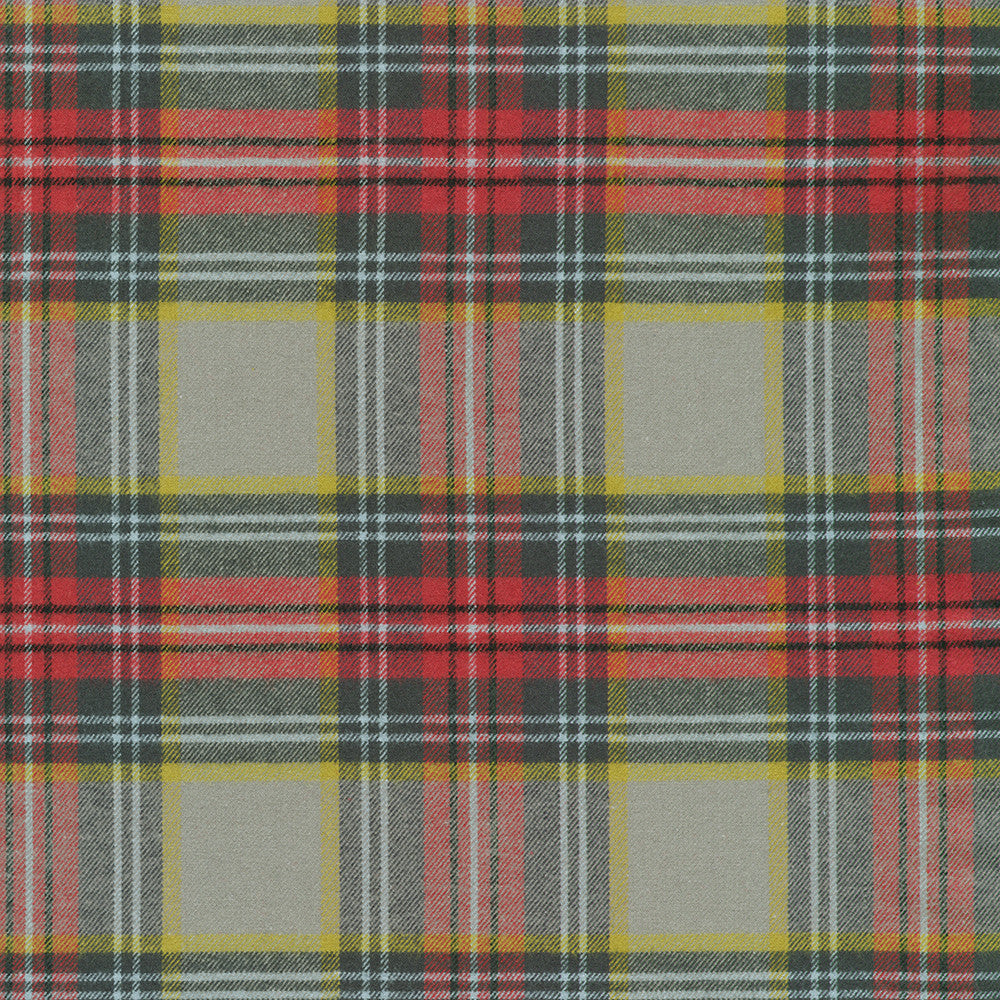 Japanese Twill Flannel Plaid Fabric, multiple colorways, 1/4 yard