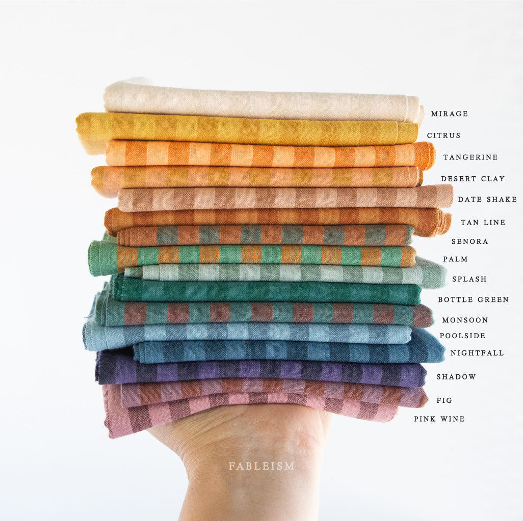 Fableism Sun Stripes, Multiple Colorways, 1/4 yard