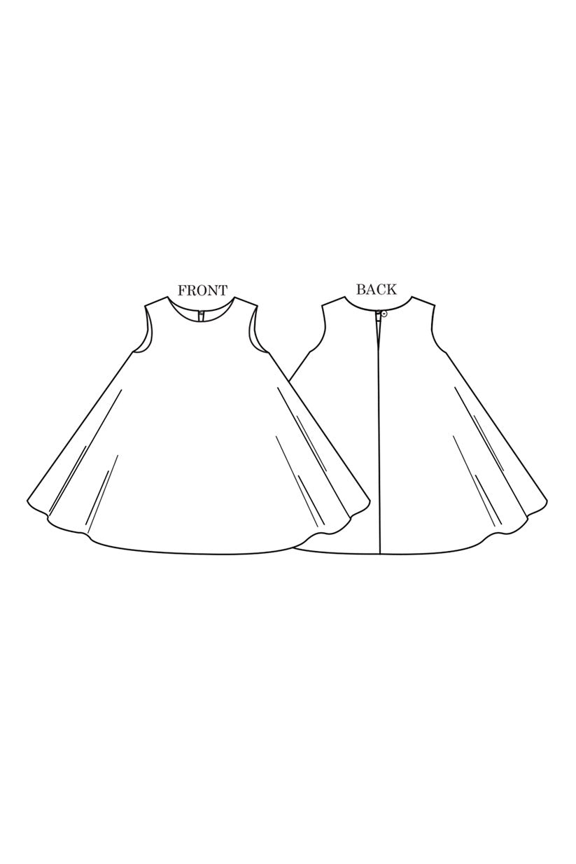 Merchant & Mills, The Trapezette Dress (Kids) PDF Pattern
