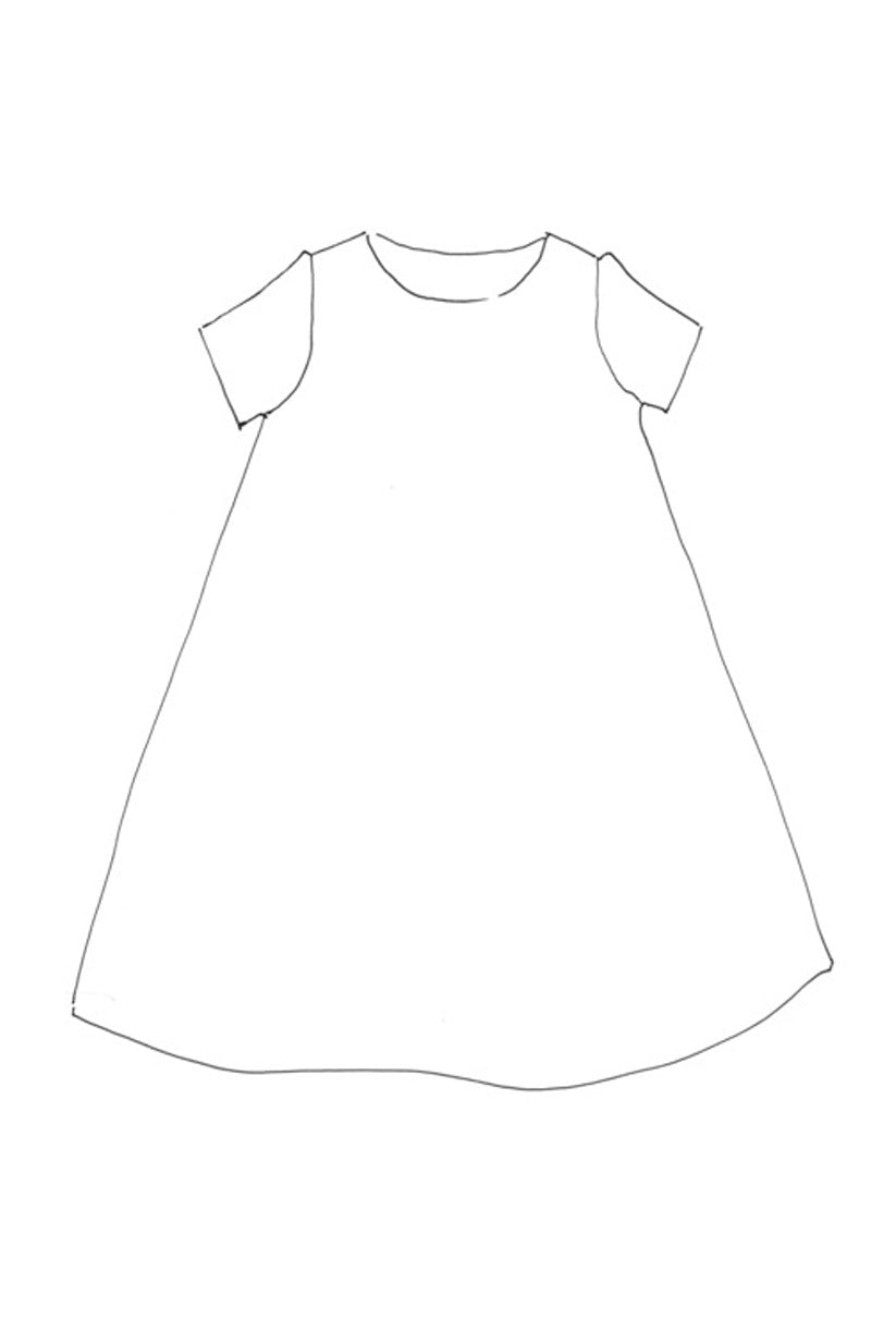 Merchant & Mills, The Trapeze Dress or Top PDF Pattern