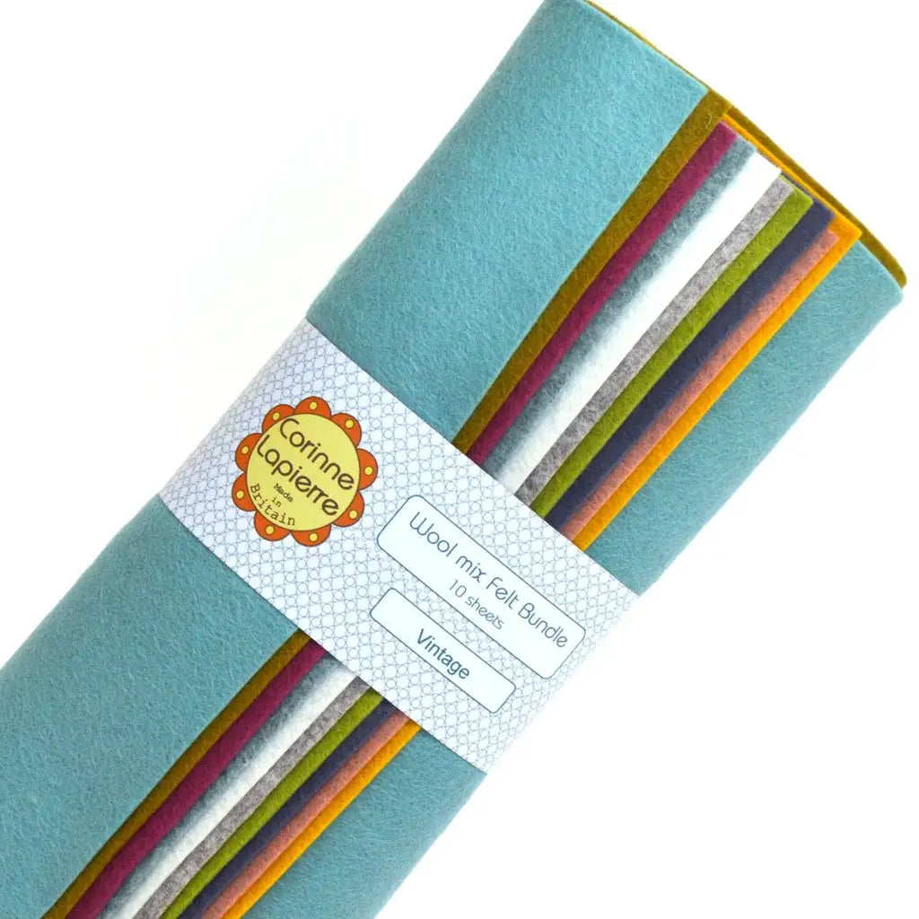 Wool Felt Bundle, multiple colorways