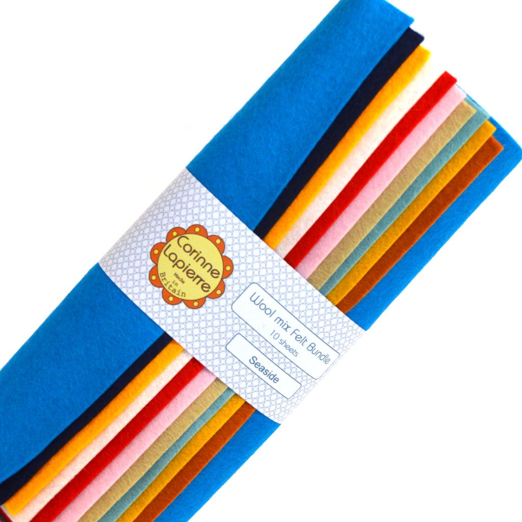 Wool Felt Bundle, multiple colorways