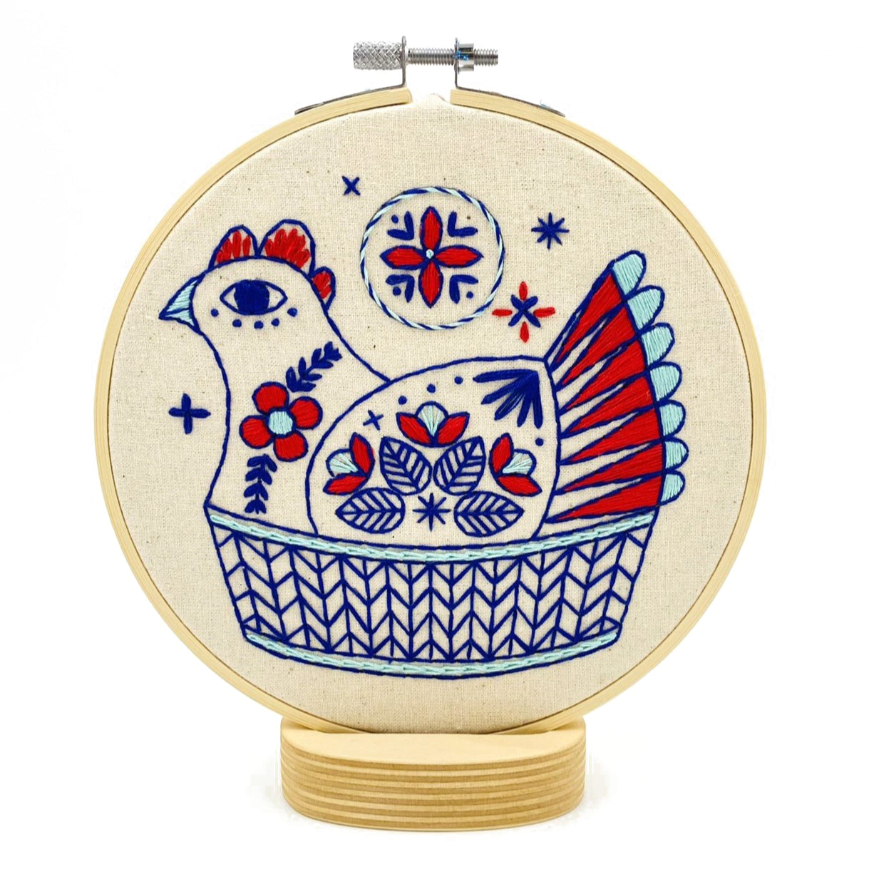 Hook Line and Tinker Embroidery Kits, French Hen