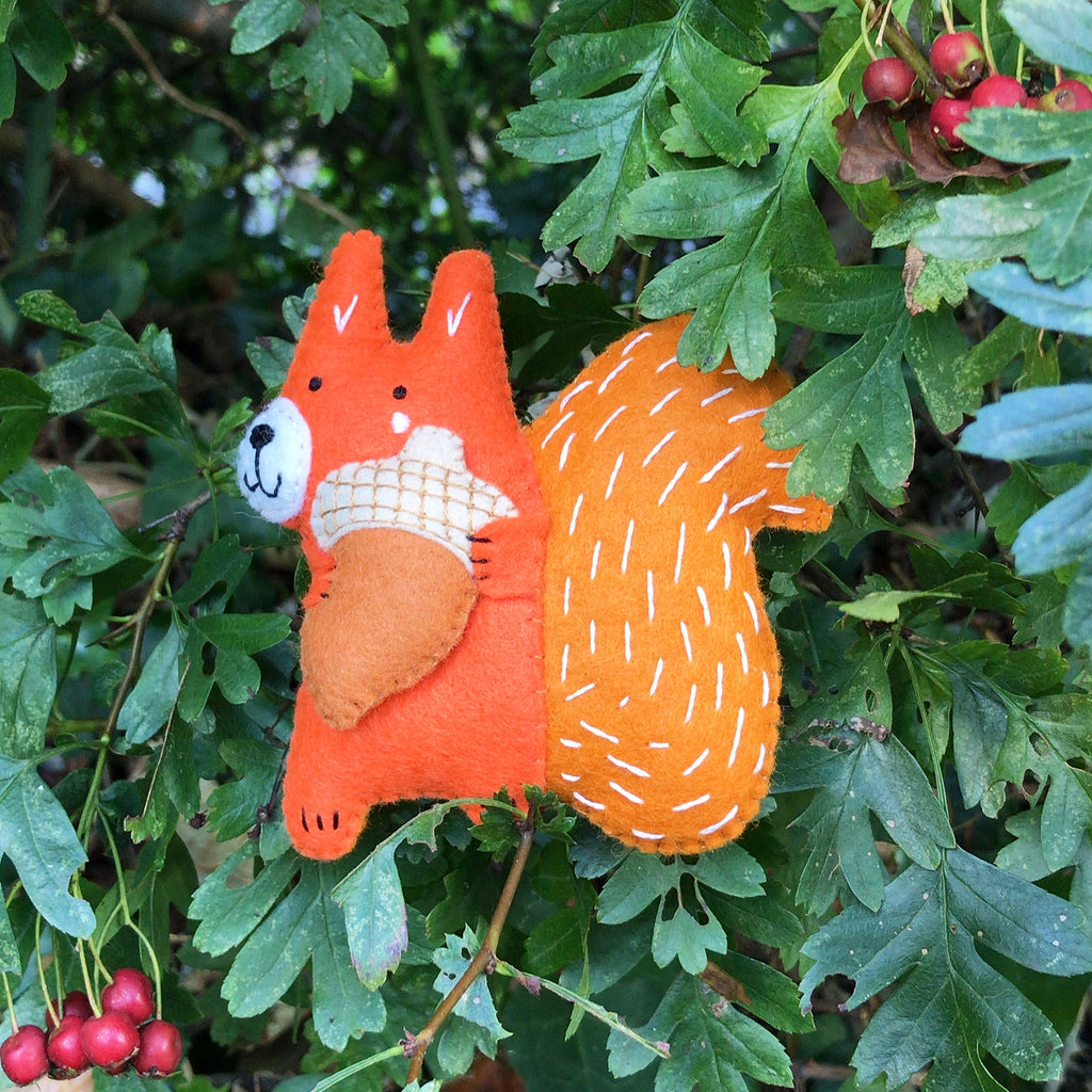 Bea Kind Seth Squirrel Felt Ornament Kit