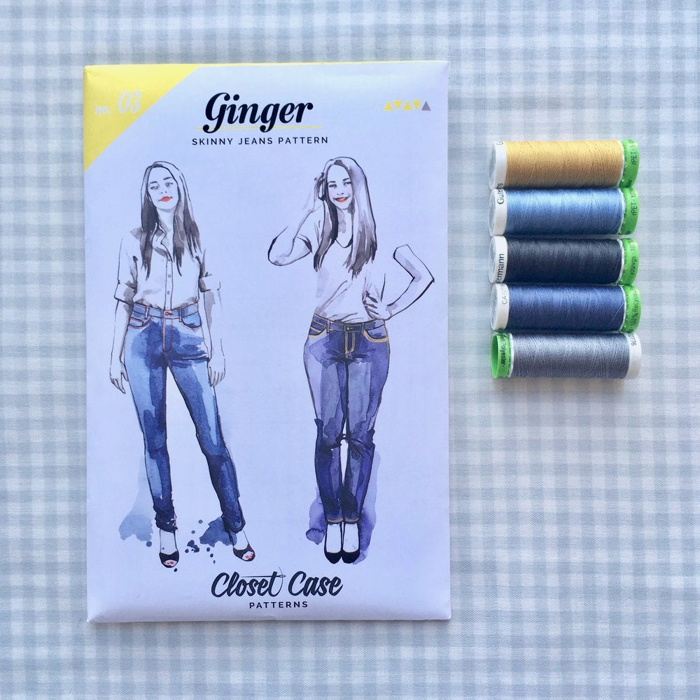 Closet Case Patterns, Ginger Skinny Jeans Pattern - Lakes Makerie - Minneapolis, MN
