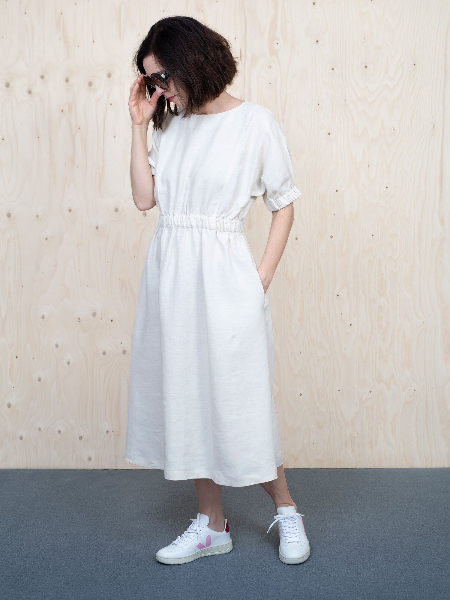 Assembly Line Cuff Dress Pattern, two size ranges, Sweden