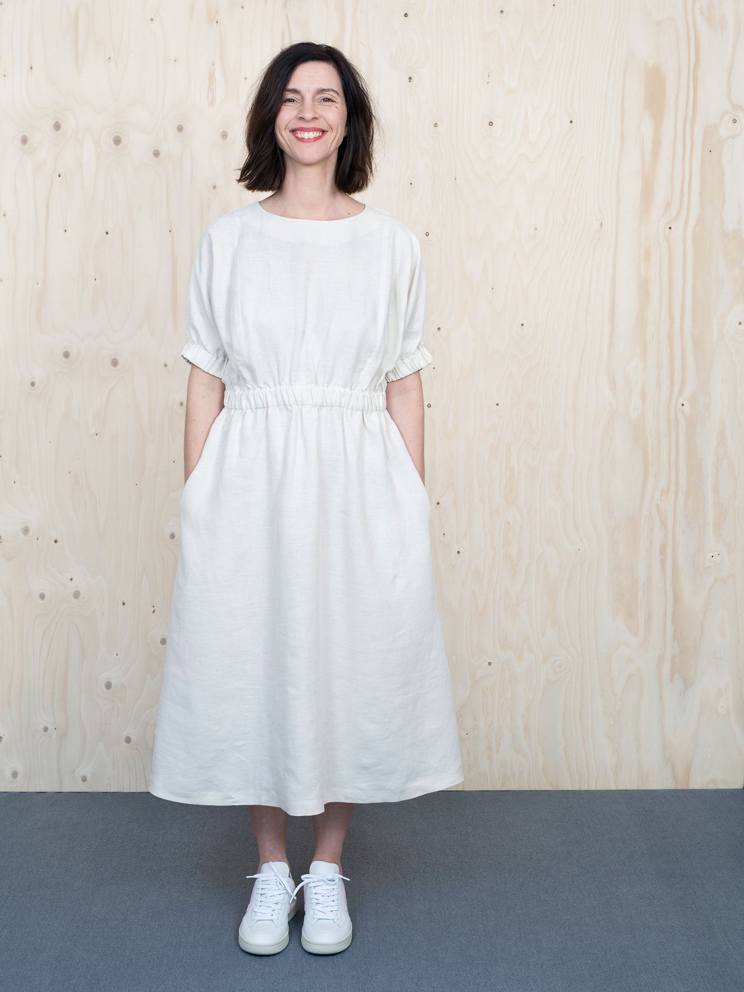 Assembly Line Cuff Dress Pattern, two size ranges, Sweden