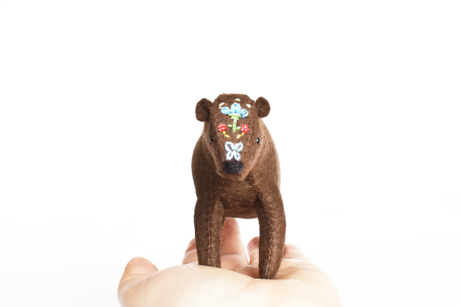 Felt Woodland Bear Kit - DelilahIris Designs