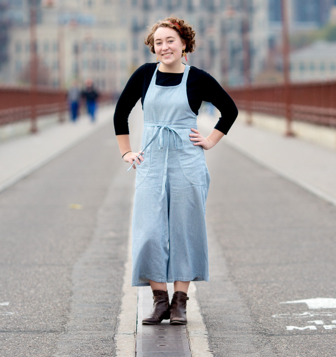 Sew House Seven, Burnside Bibs Pattern - Lakes Makerie - Minneapolis, MN