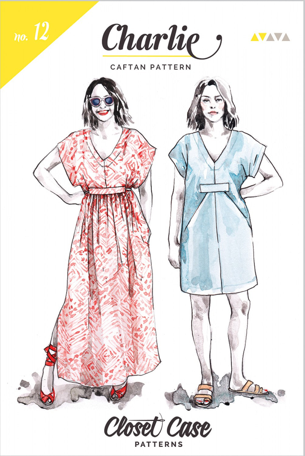 Closet Case Patterns, Charlie Caftan Pattern - Lakes Makerie - Minneapolis, MN