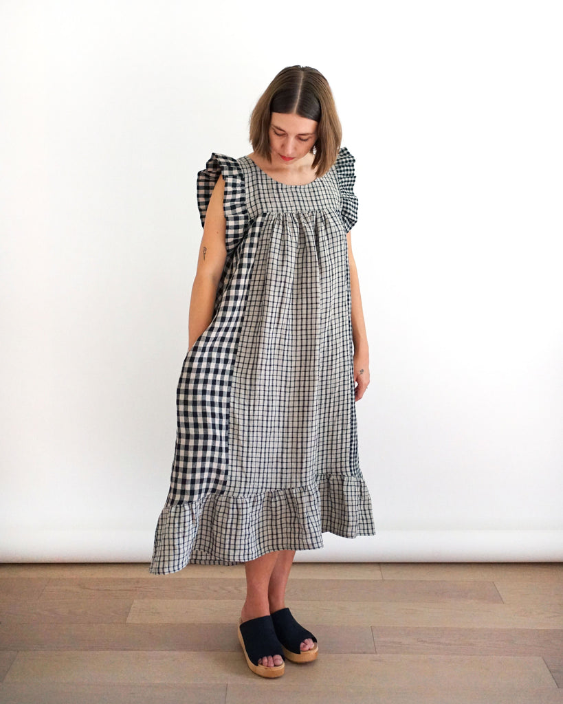 Matchy Matchy Sewing Club, Champagne Field Dress or Top,  PDF Pattern (with or without printing)