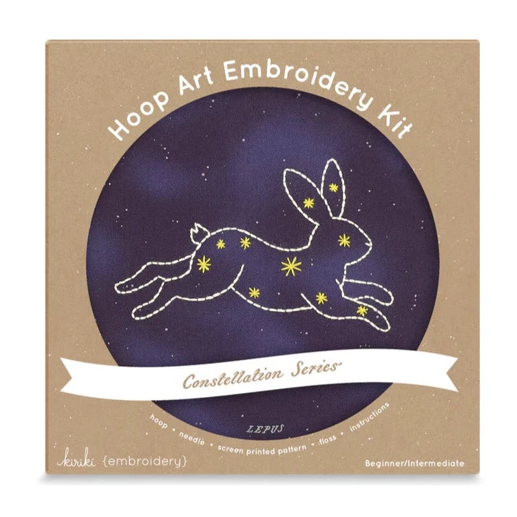 Kiriki Lepus Constellation Embroidery Kit