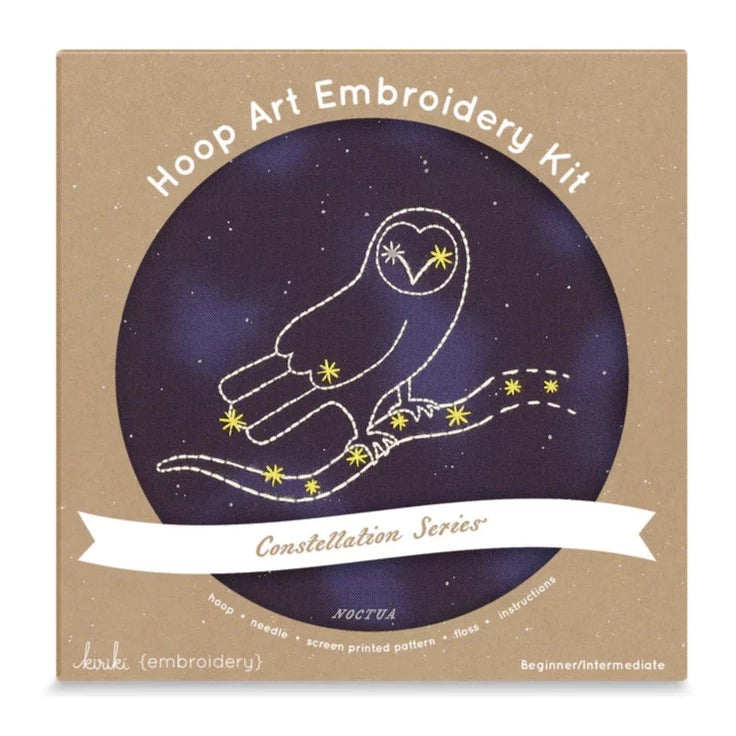 Kiriki Noctua Constellation Embroidery Kit
