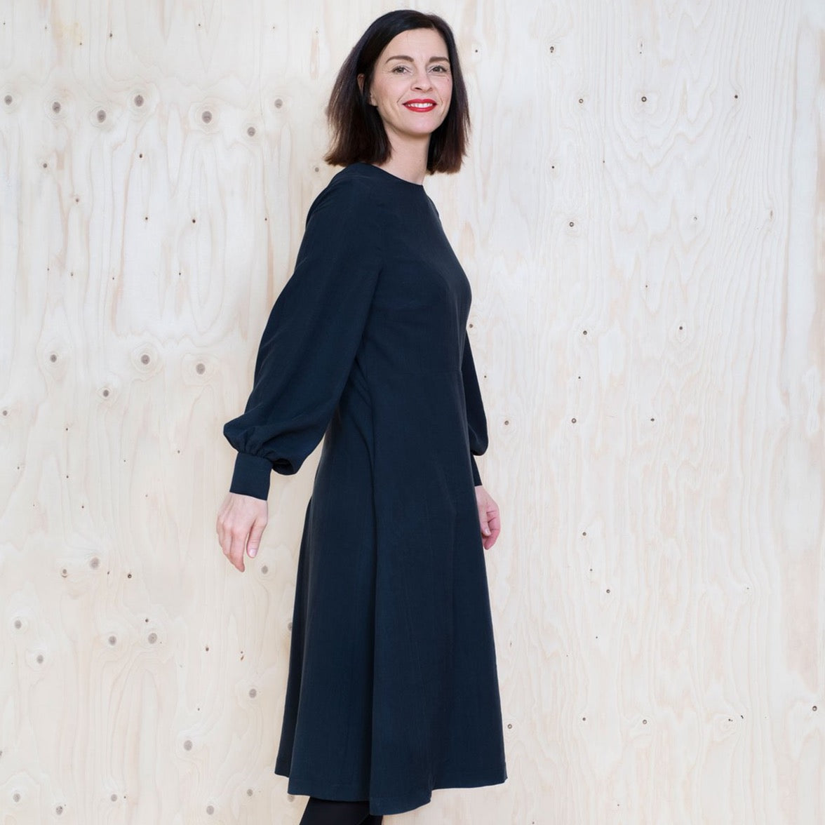 Assembly Line, Multi-Sleeve Midi Dress Pattern, Two Size Ranges, Sweden