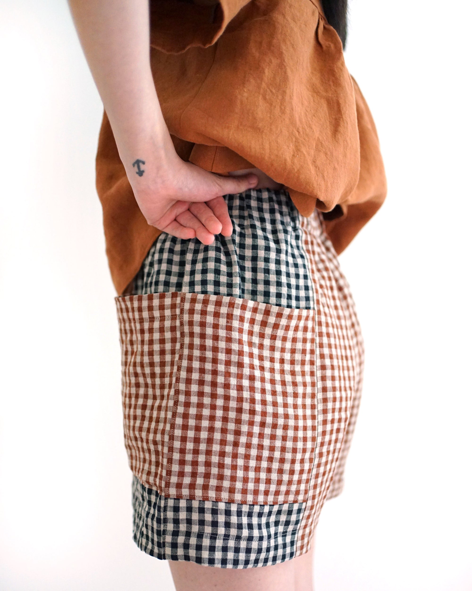 Matchy Matchy Sewing Club, Weekend Chore Shorts Digital PDF Pattern