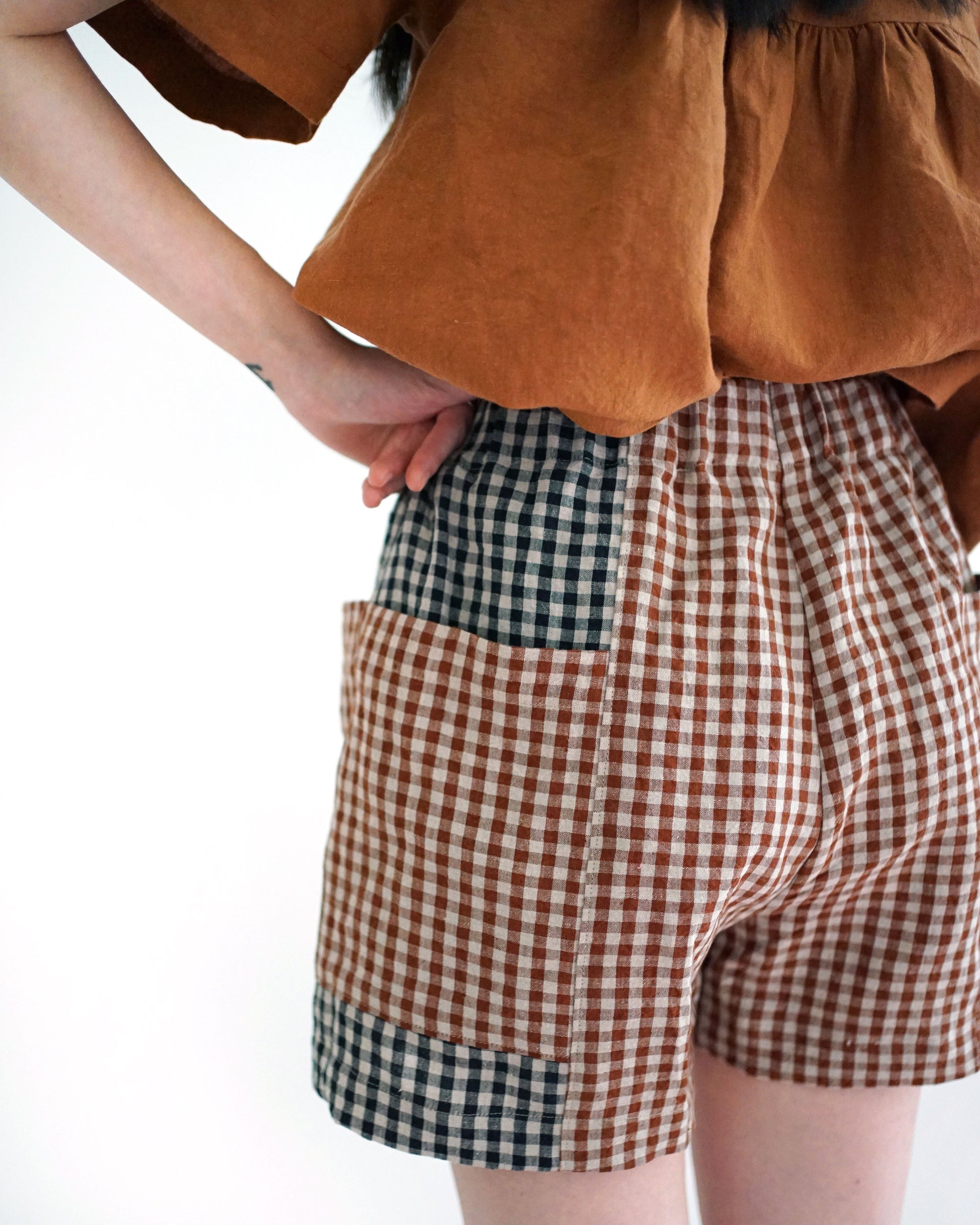 Matchy Matchy Sewing Club, Weekend Chore Shorts Digital PDF Pattern
