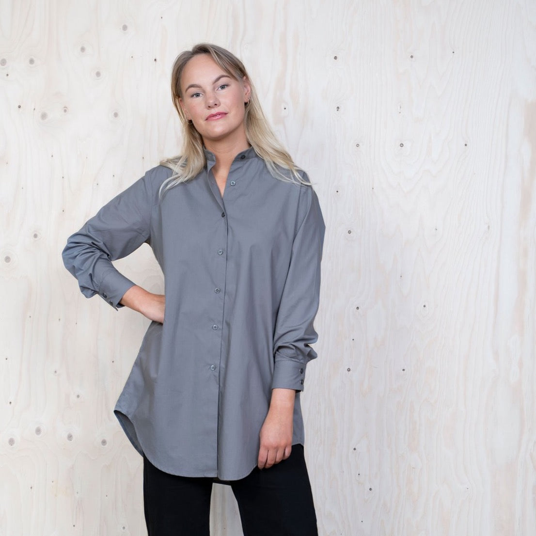 Assembly Line Oversized Shirt Pattern, Sweden