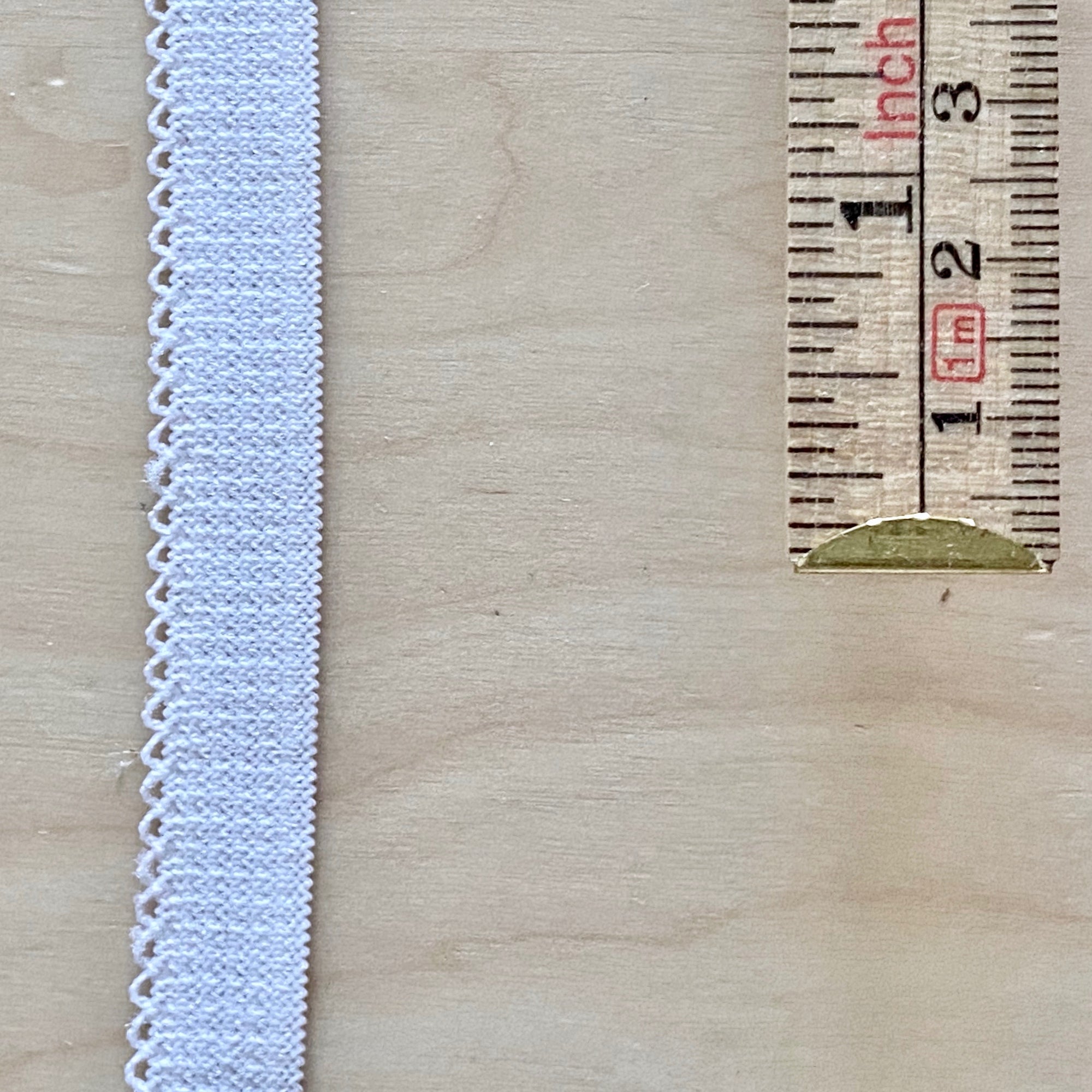Elastic, 3/8"picot edge, plush back lingerie elastic - Lakes Makerie - Minneapolis, MN