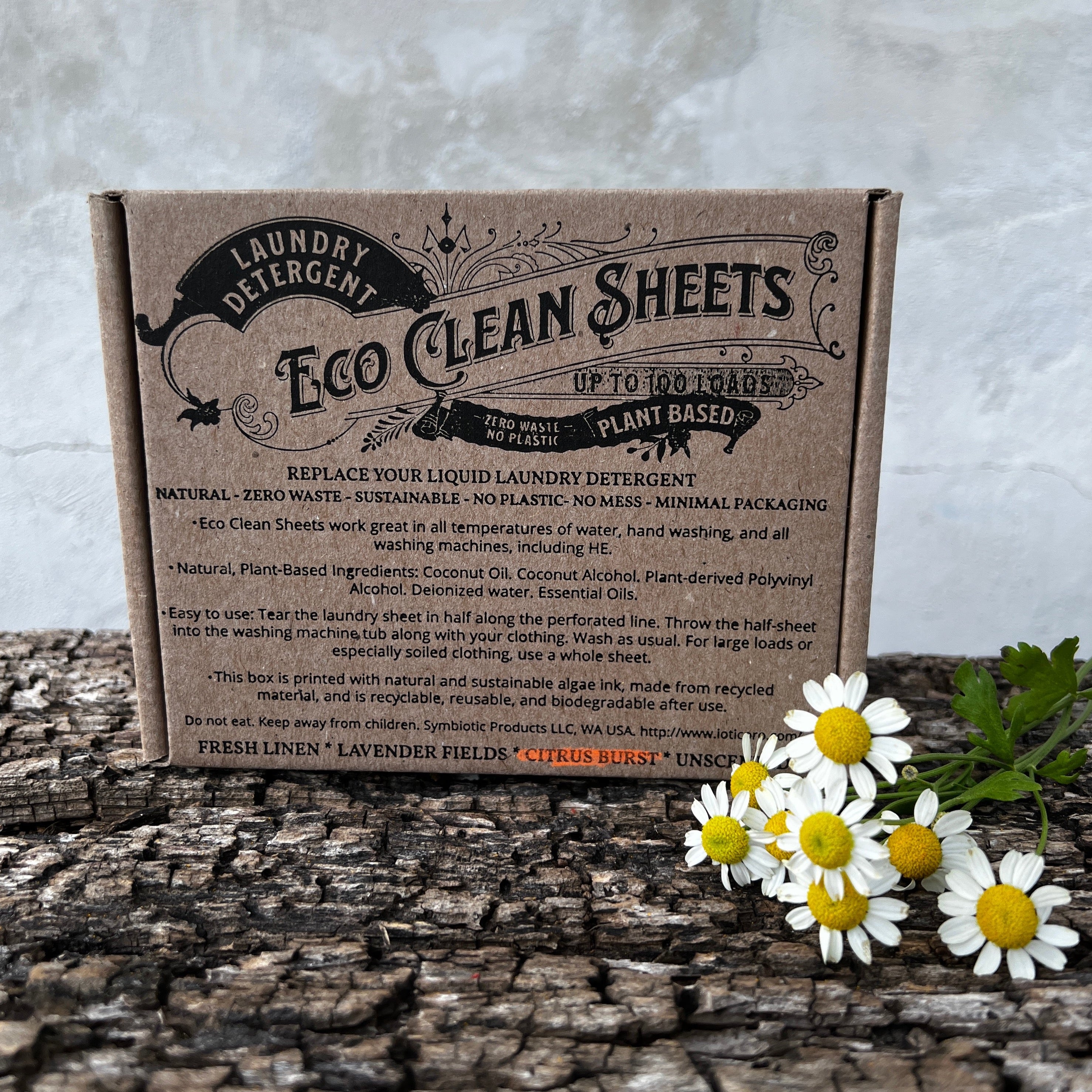 Eco Clean Concentrated Laundry Detergent Sheets- 100 loads – Lakes