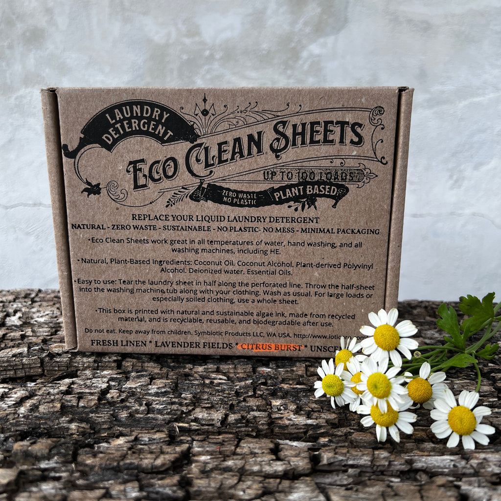 Eco Clean Concentrated Laundry Detergent Sheets- 100 loads