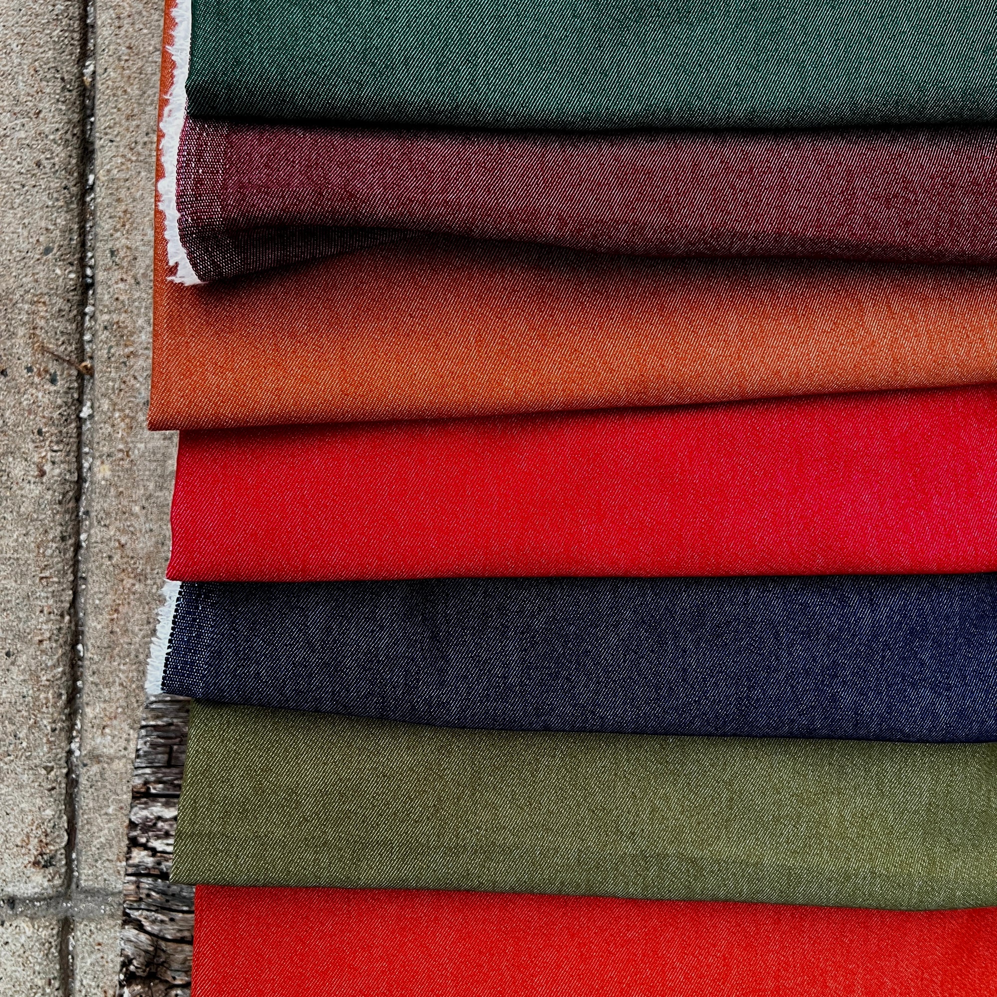 Lady McElroy Deegan Sustainable Denim, multiple colorways, 1/4 yard