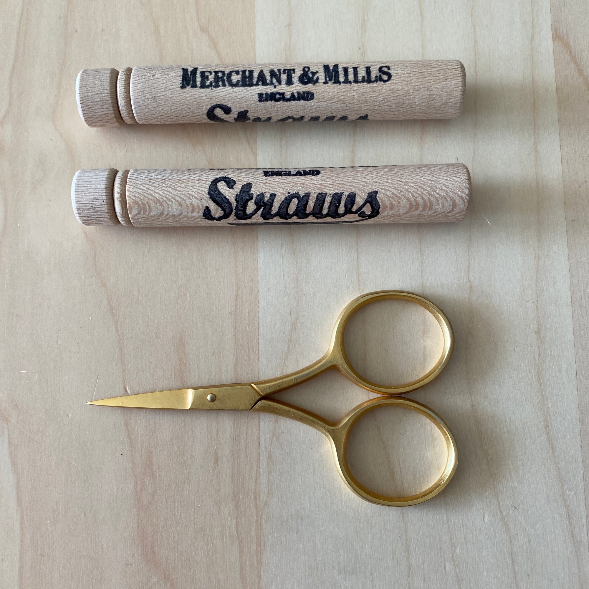 Merchant & Mills, Needles, Straw Hand Sewing Needles in wooden case