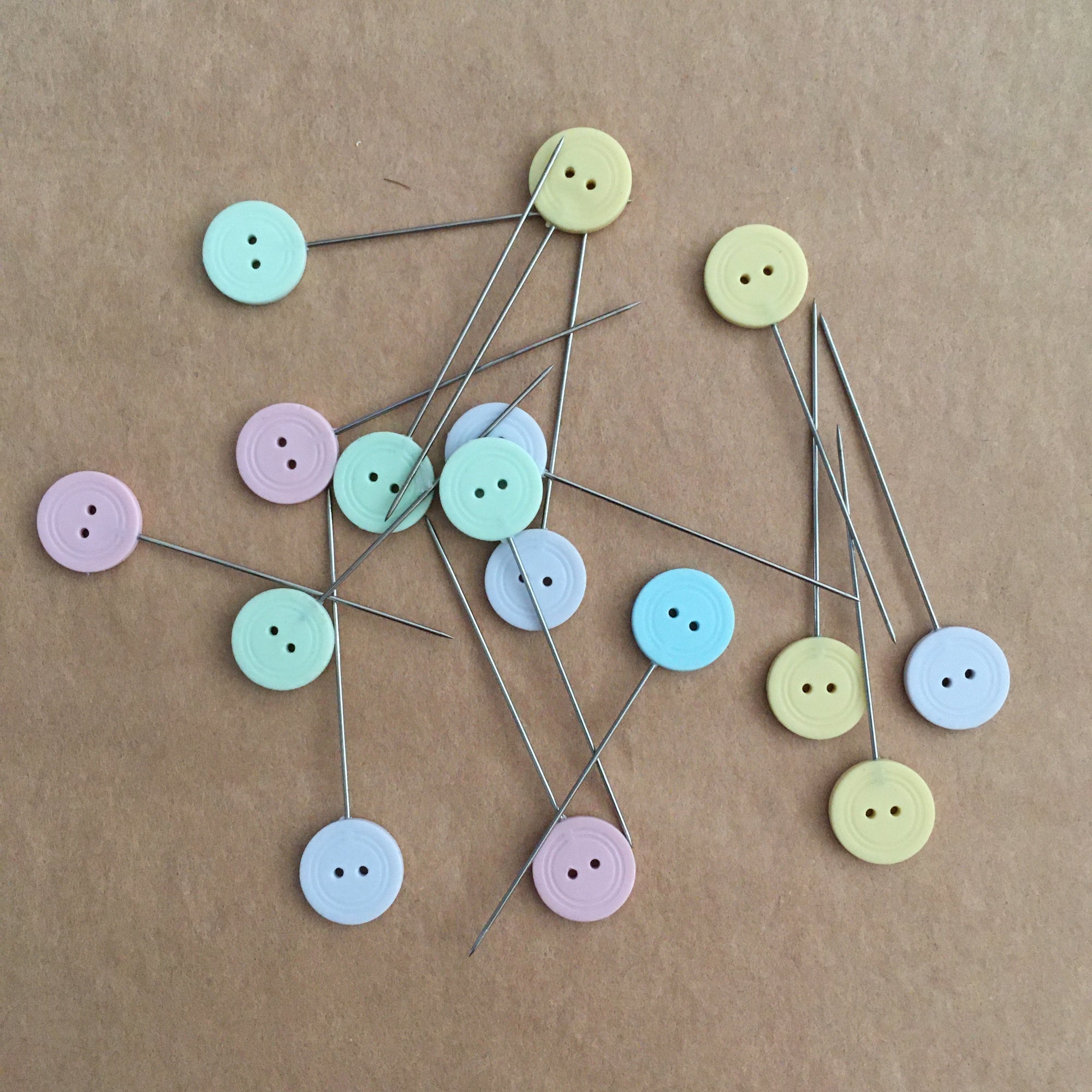Button head pins (No-Melt), multicolored - Lakes Makerie - Minneapolis, MN
