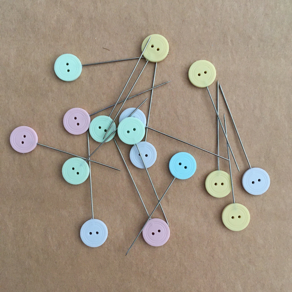 Button  head pins (No-Melt), multicolored - Lakes Makerie - Minneapolis, MN