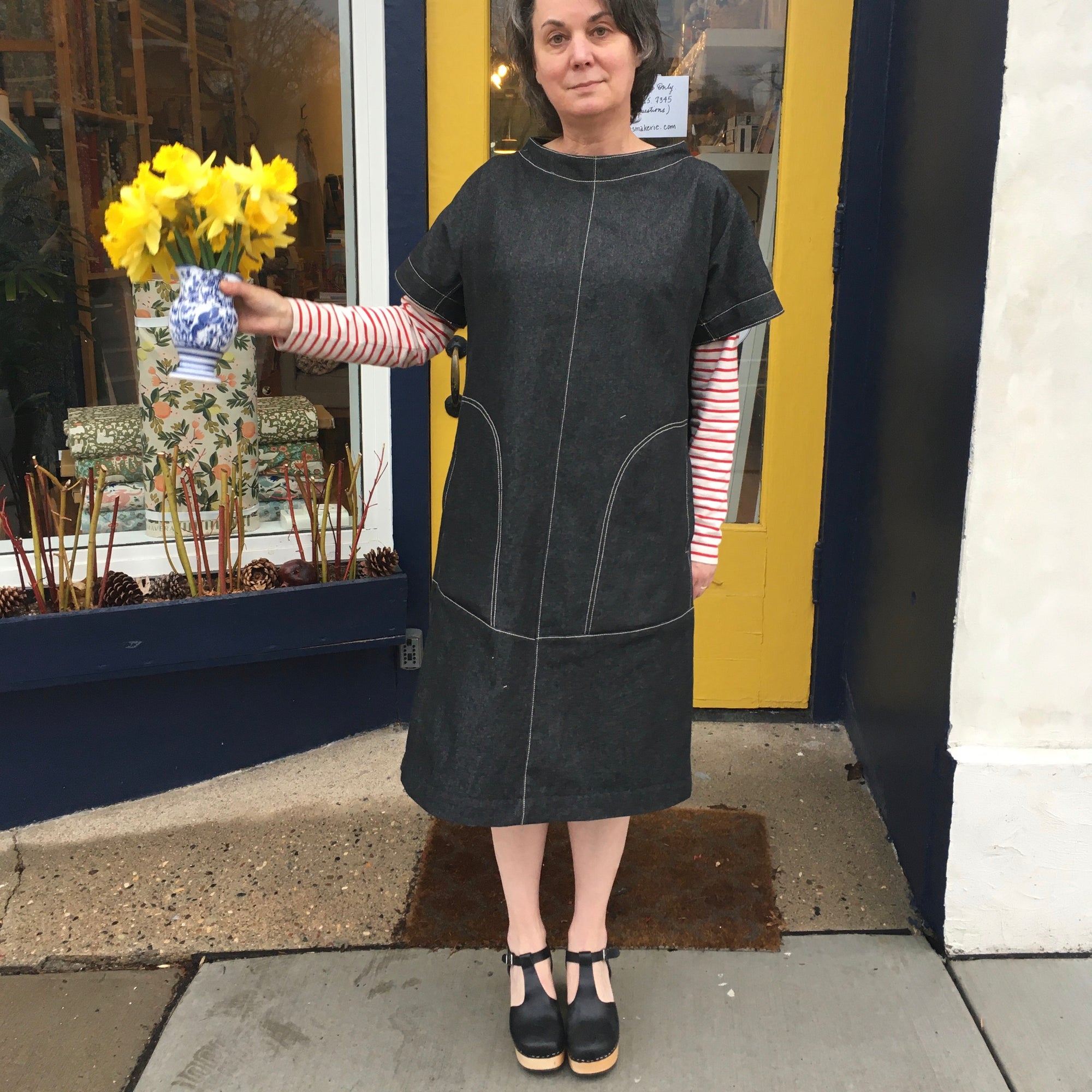Assembly Line, Cap Sleeve Dress Pattern, Sweden