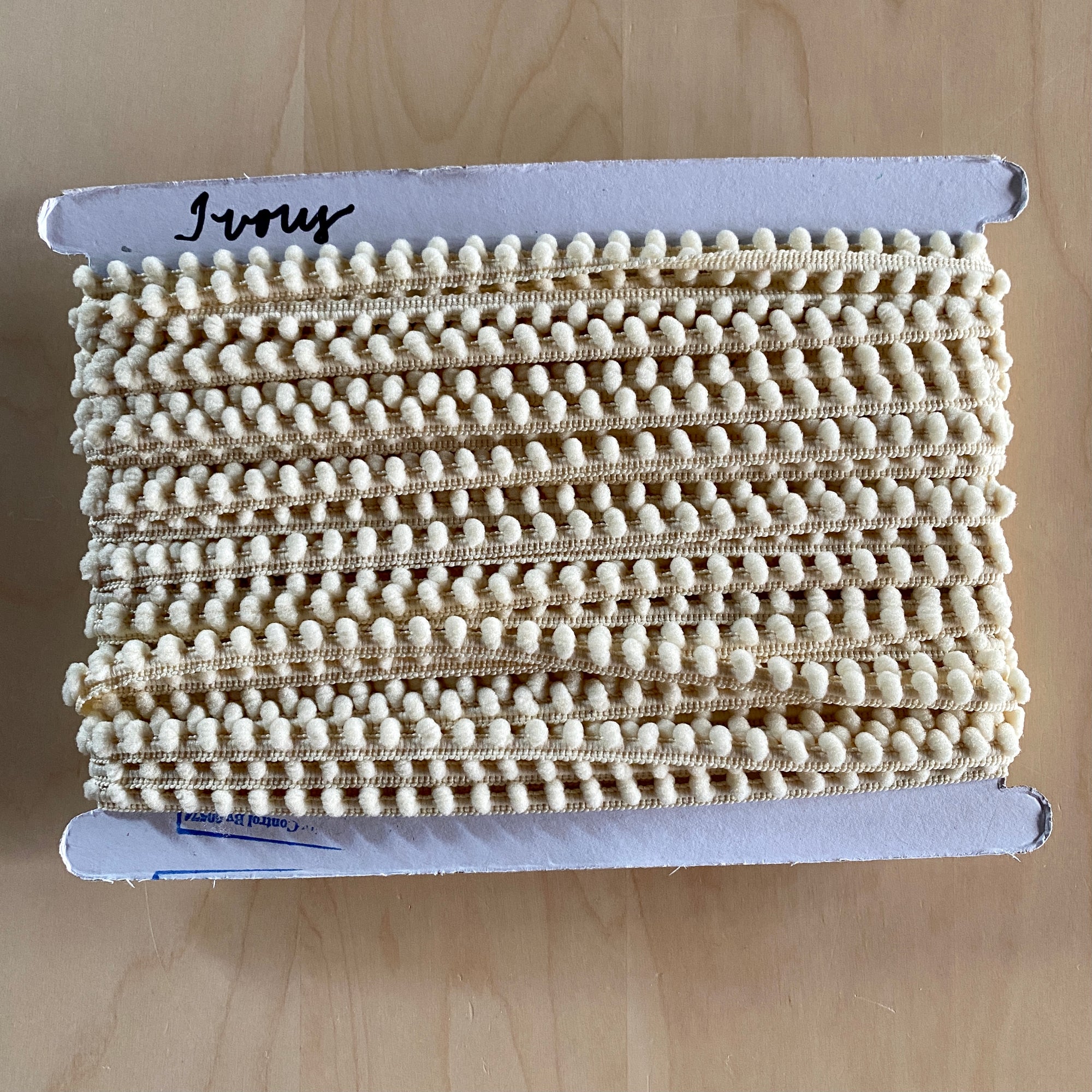 Mini Pom Pom Trim, 1 yard, assorted colors