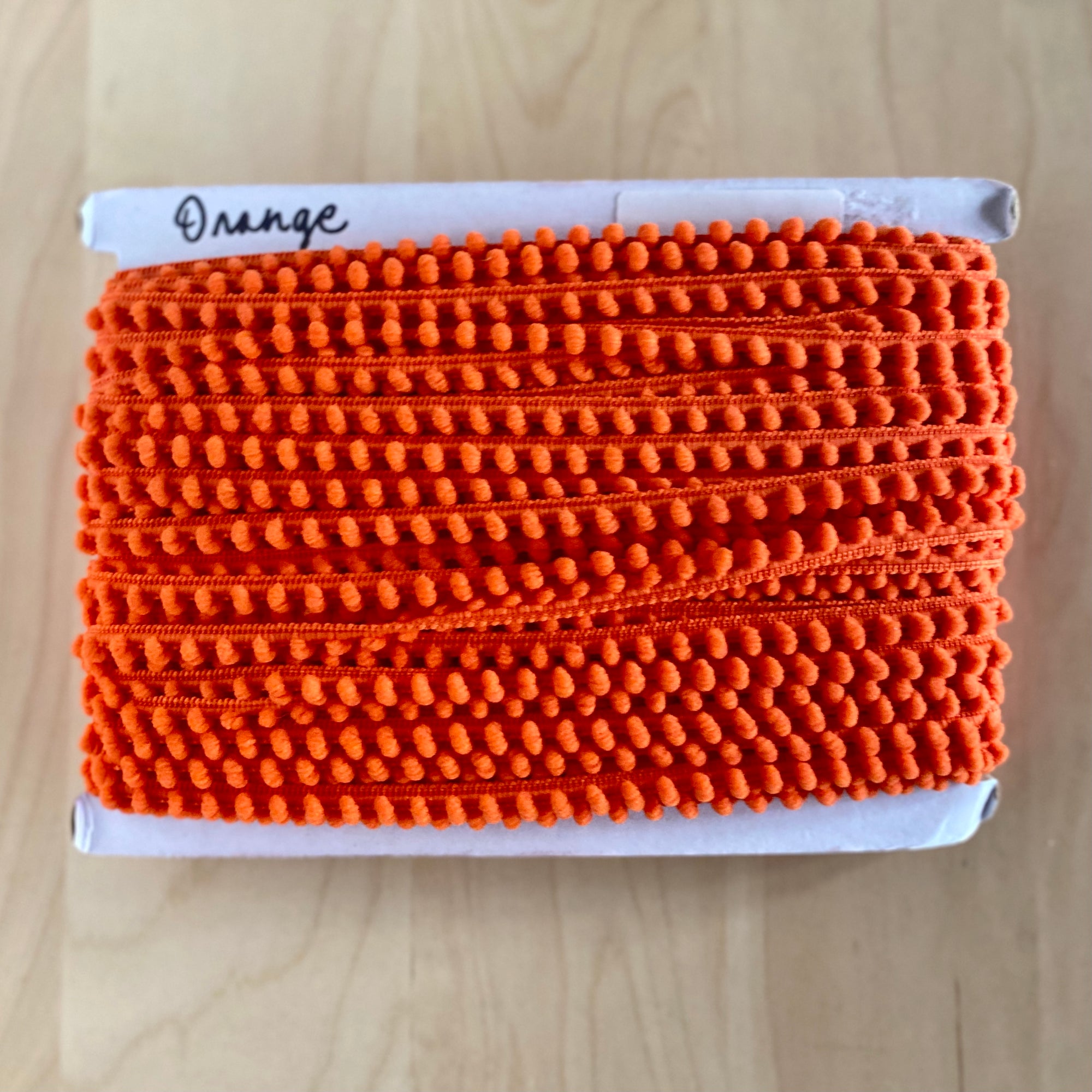 Mini Pom Pom Trim, 1 yard, assorted colors
