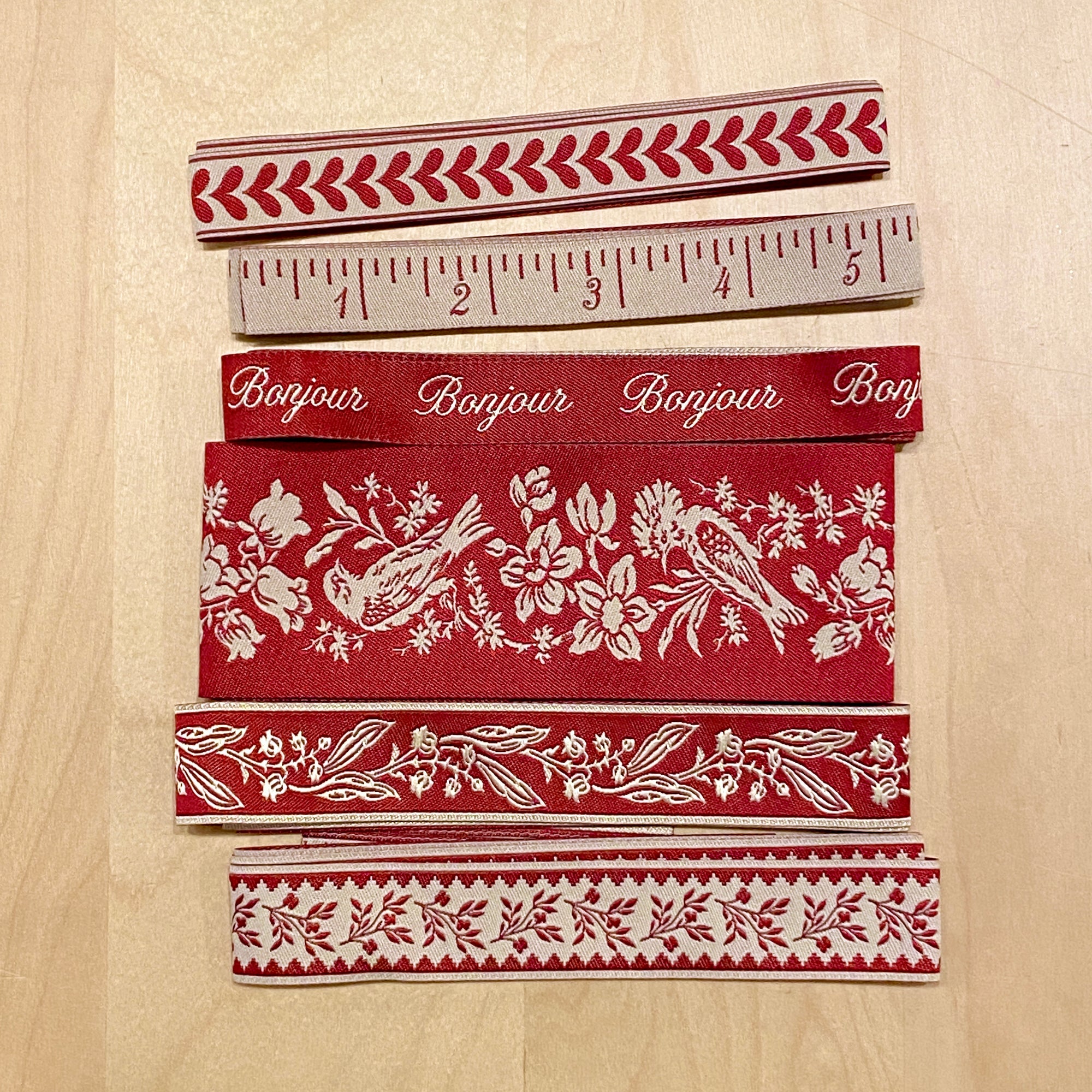 French General Designer Woven Ribbon Collection
