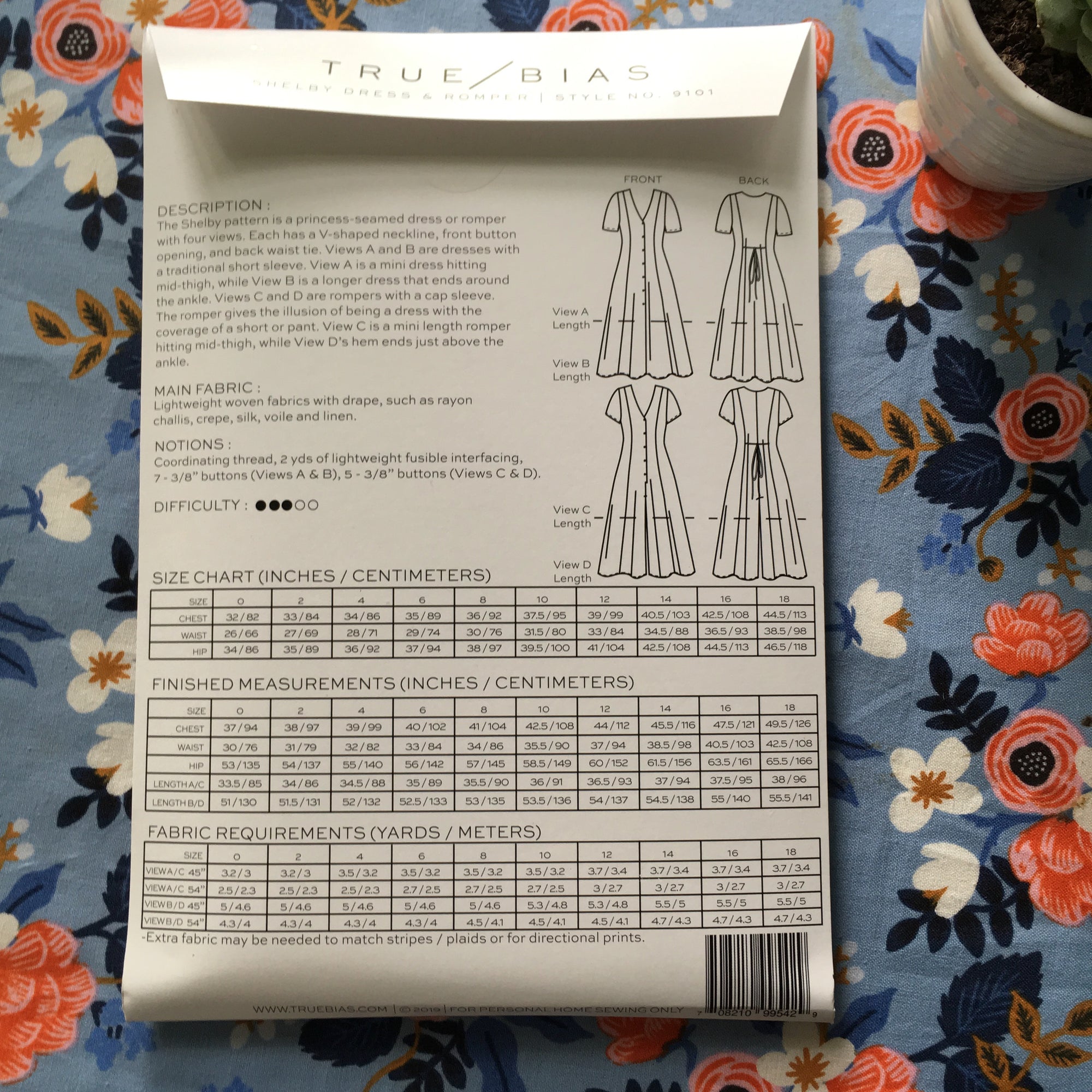 True Bias Shelby Dress - Lakes Makerie - Minneapolis, MN