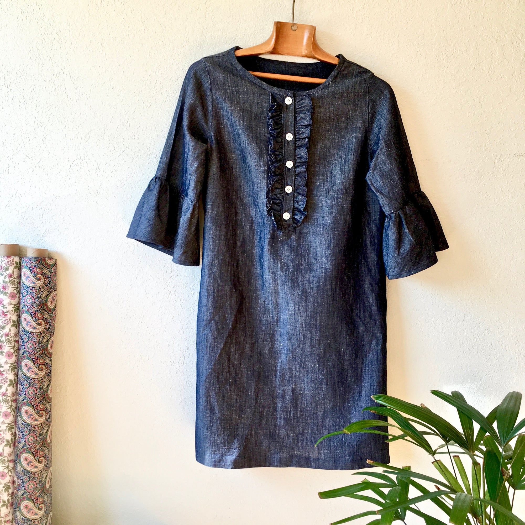 Linen Indigo Chambray, 1/2 yard - Lakes Makerie - Minneapolis, MN