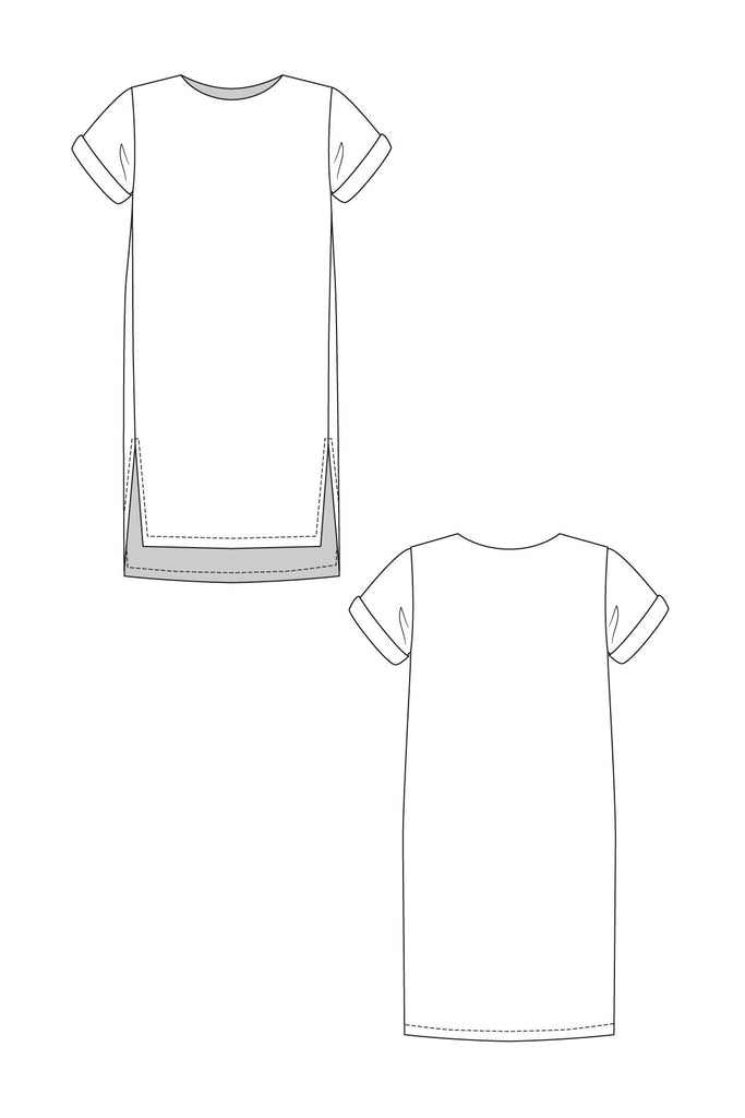 Named Clothing, Inari Dress & Crop Tee, Digital PDF Pattern