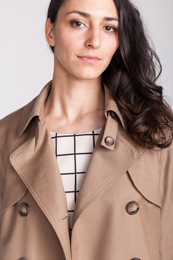 Named Clothing, Isla Trench Coat, Digital PDF Pattern
