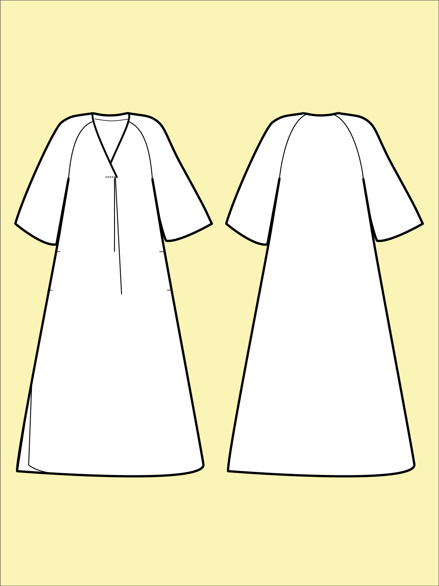Assembly Line Kaftan Dress Pattern, Sweden
