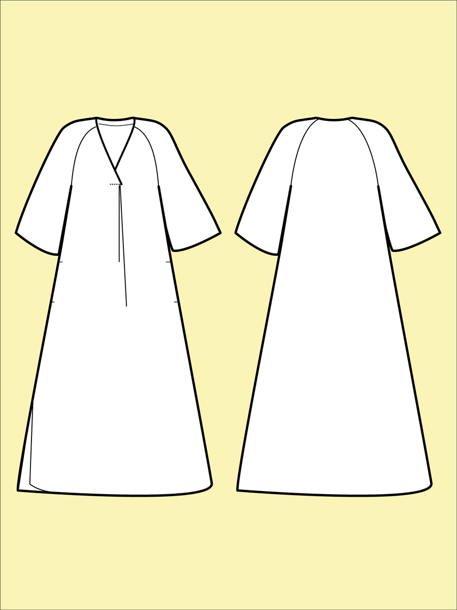 Assembly Line Kaftan Dress Pattern, Sweden  Lakes Makerie