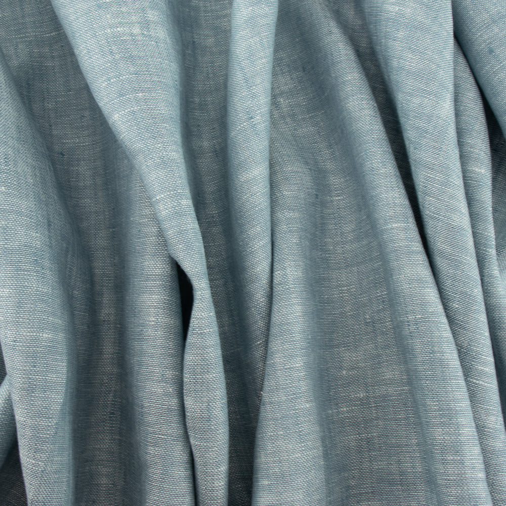 Birch Yarn-dyed Organic Linen Fabric, 1/4 yard, multiple colorways