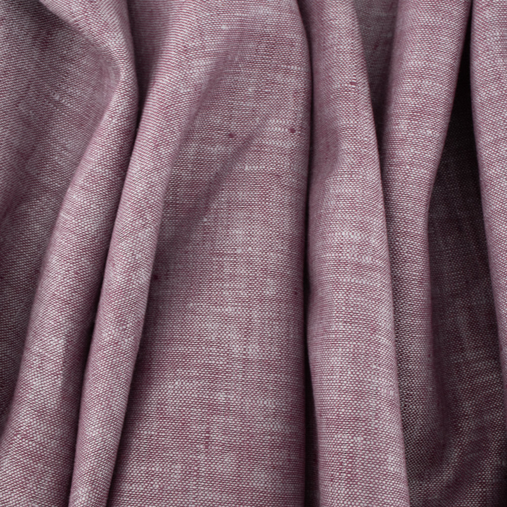 Birch Yarn-dyed Organic Linen Fabric, 1/4 yard, multiple colorways