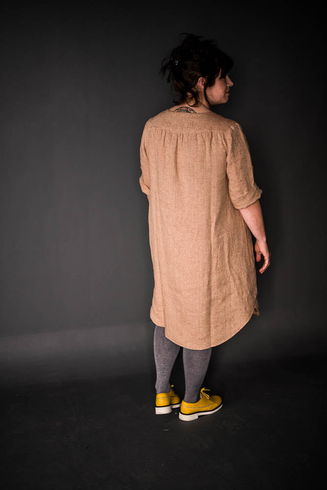 Merchant & Mills, The Dress Shirt Dress Sewing PDF Pattern, Two Size Ranges